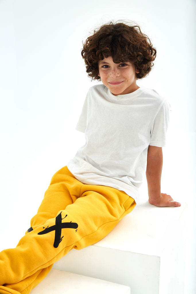 TheJoggConcept JCSAFINE JOGGING - Tracksuit bottoms - lemon meringue/yellow  